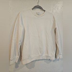 Norse Projects Cream Vagn Classic Crew Cotton Sweatshirt Mens Size M Long Sleeve